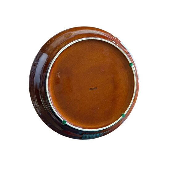 Euro Ceramic Cherry Pie Keeper Holder Covered Server Full Size - Picture 5 of 6